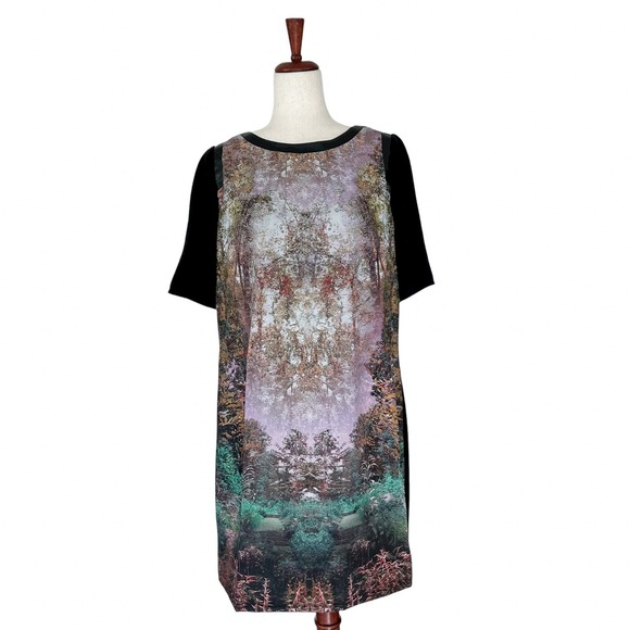 Ted Baker London Dress Size 4 US 8 - 10 "Athena" Magical Mystery Shift Midi - Picture 3 of 16